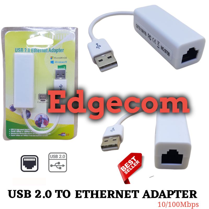 USB 2.0 to Ethernet Adapter