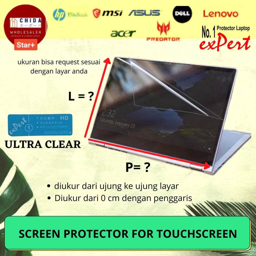 Jual Screen Protector Laptop Premium untuk Layar Touchscreen Ultra