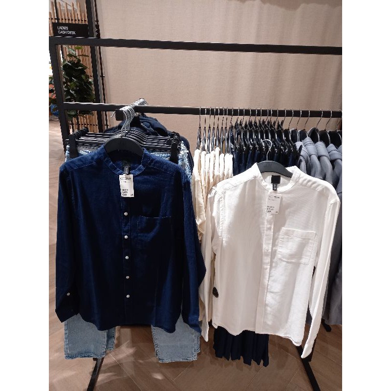 H&M kemeja cowok sale