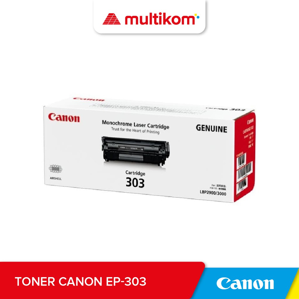TONER CANON EP-303 BLACK ORIGINAL REFILL LBP 2900, 3000