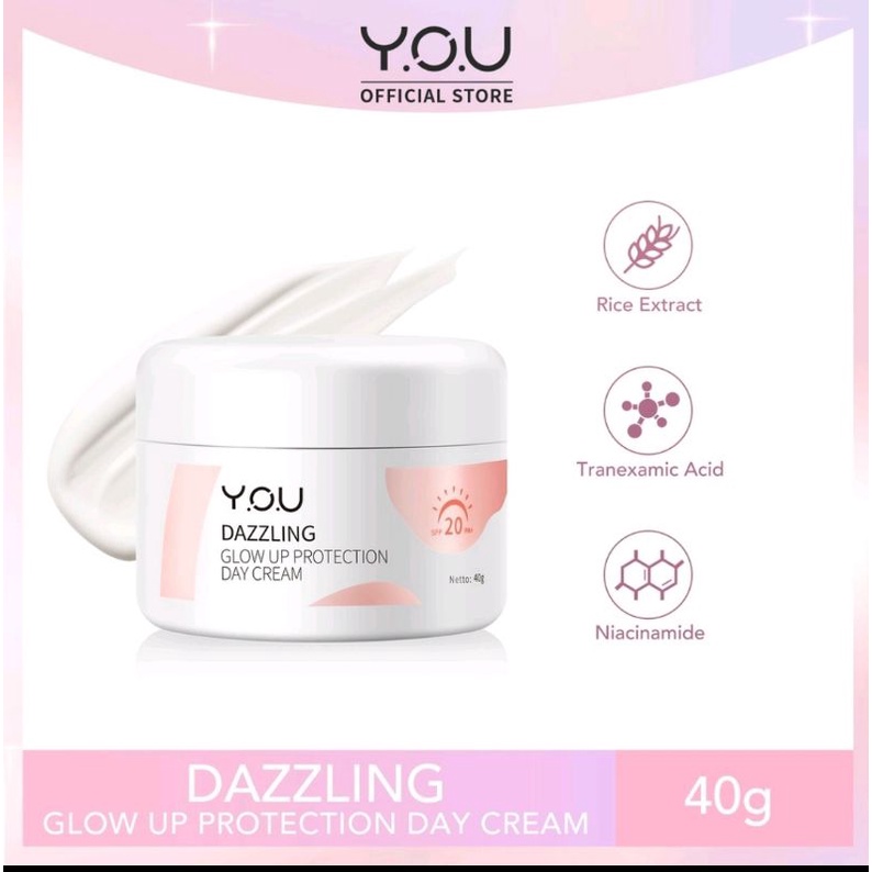 You Dazzling Glow Up Protection Day Cream