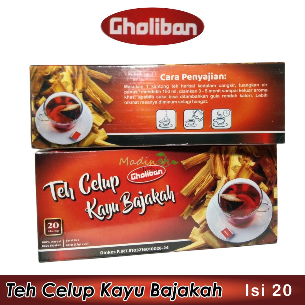 Teh Celup Kayu Bajakah Gholiban 20 Kantong