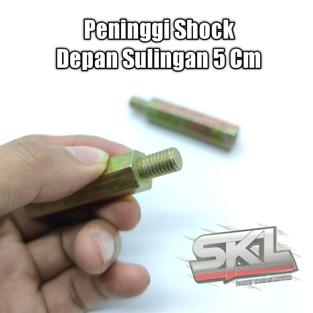 Paket Hemat Peninggi Monoshock Belakang Dan Depan Jupiter Mx King Plus Standar Samping Panjang 28cm