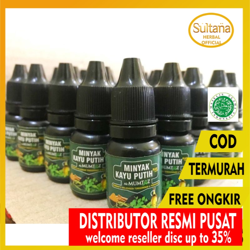 

[ORI RESMI] Minyak Kayu Putih Plus Qusthul Hindi AnosmiaBatuk Gangguan Penciuman pernafasan AlMumtaz