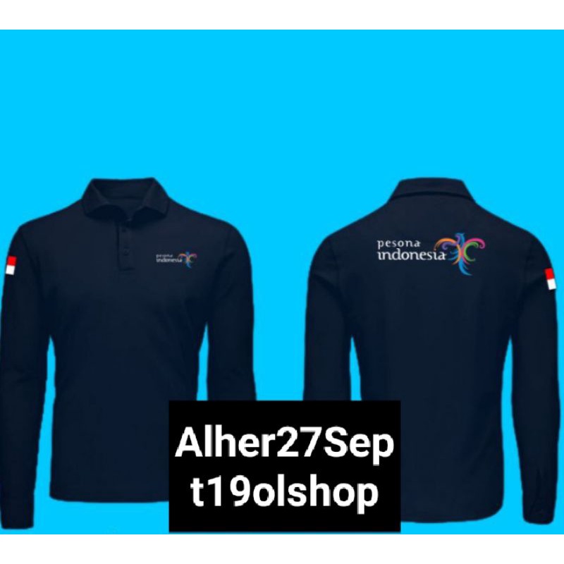 Kaos wonderful Indonesia baju wonderful Indonesia Kaos polo wonderful Indonesia polo shirt wonderful