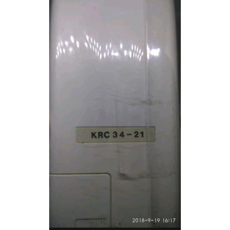 REMOTE REMOT AC DAIKIN KRC34-21 ORIGINAL ASLI