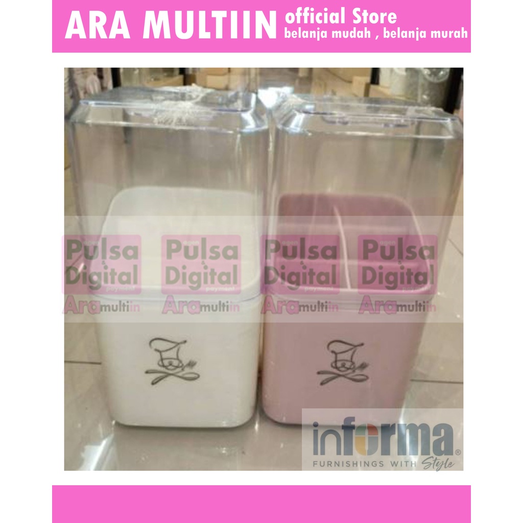 INFORMA CUTLERY HOLDER/TEMPAT SENDOK INFORMA/TEMPAT PISAU INFORMA