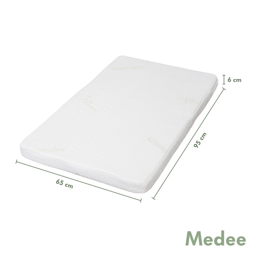 Alphajoy – MEDEE Bamboo Baby Mattress 100% Natural Latex uk 95 x 65