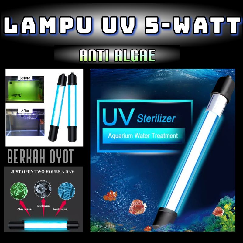 LAMPU UV  AQUARIUM 5WATT