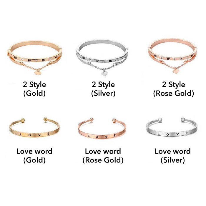 ★ Cayman ★ Gelang Magnetic Wanita Titanium Bangle Korea Bracelet Jewelry Men Women jew20-2