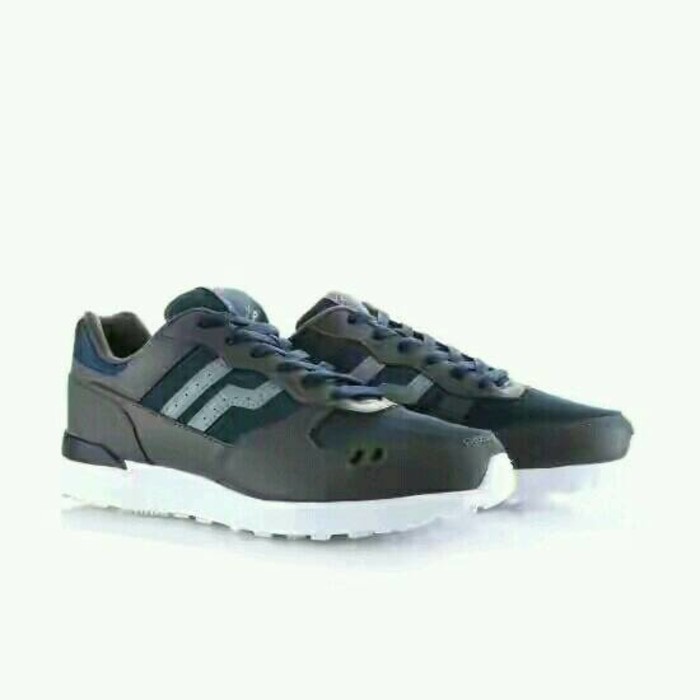 Sepatu Sneaker Uno Piero P20190 Jogger Midnight Blue Majolica Grey Whi