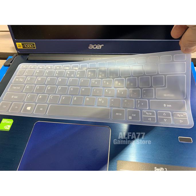 keyboard protector transparan laptop acer swift 3 5 7 sesuai tombol