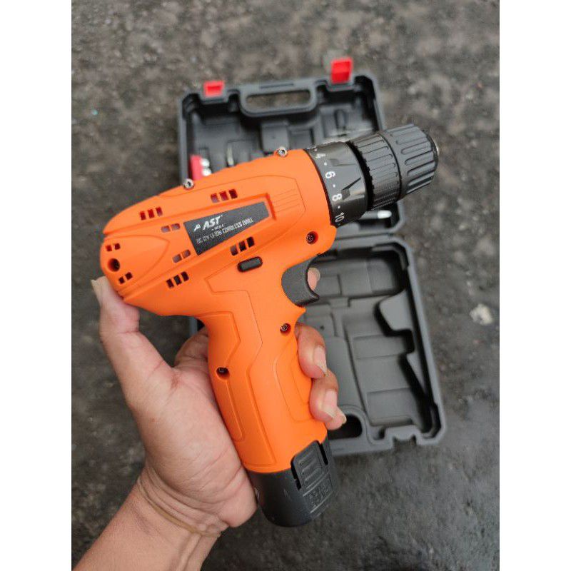 mesin bor cas baterai ast 12v set