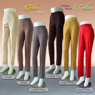  Celana  Kerja Wanita  Ukuran  S  M  L  XL  XXL Celana  Wanita  
