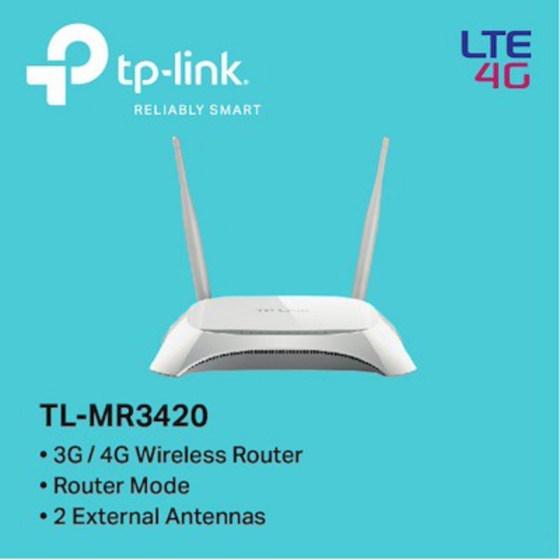 TP-LINK TL-MR3420 300Mbps 3G/4G Wireless N Router I SECOND (bekas pemakaian 3bln)