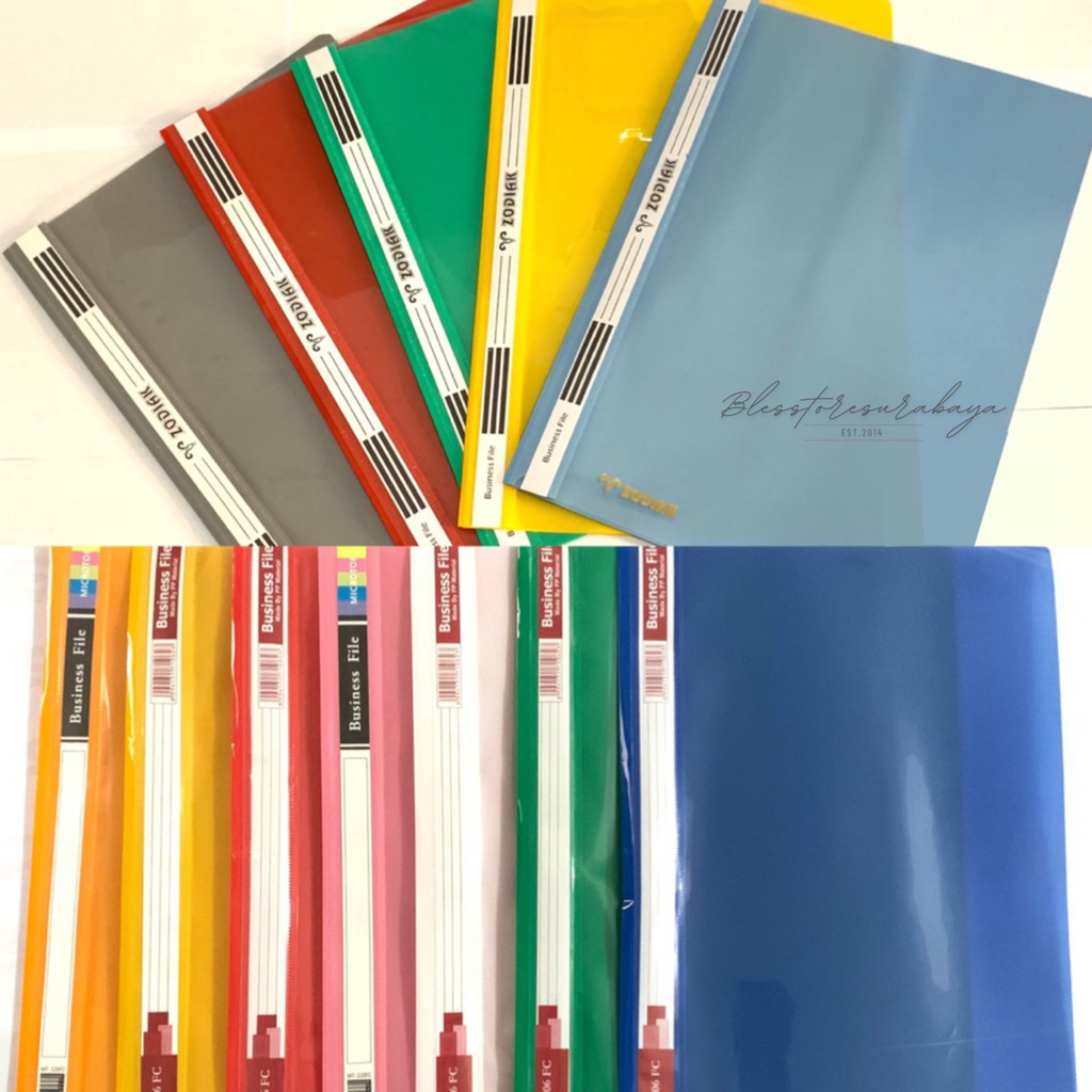 

[BS 507] Map Plastik / Map Business File Folio F4 REX / MICROTOP / ZODIAK Mika