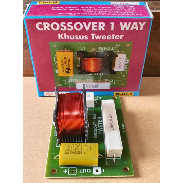 KIT CROS OVER TWEETER 1 WAY 700HZ NELC N-061 CROSSOVER TWITTER TWITER