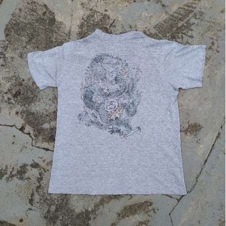 Kaos Tshirt Stussy Dragon Vintage Second