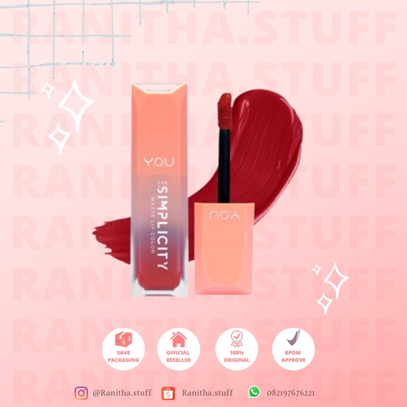 YOU SIMPLICITY LIP CREAM MATTE
