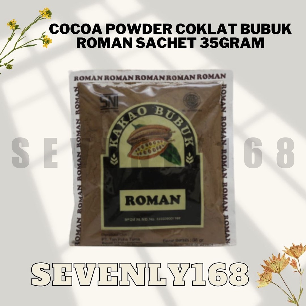 

Cocoa powder coklat bubuk roman sachet 35gram / Kakao bubuk Roman