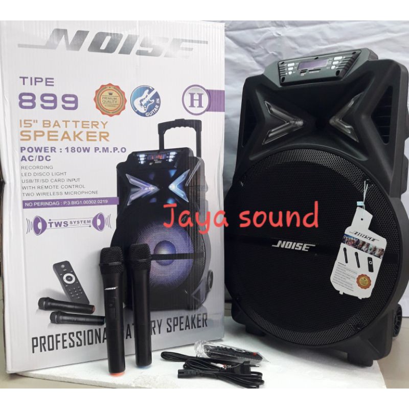 SPEAKER PORTABLE MEETINH WIRELESS NOISE 899 - H 15 INCH ORIGINAL BLUETOOTH