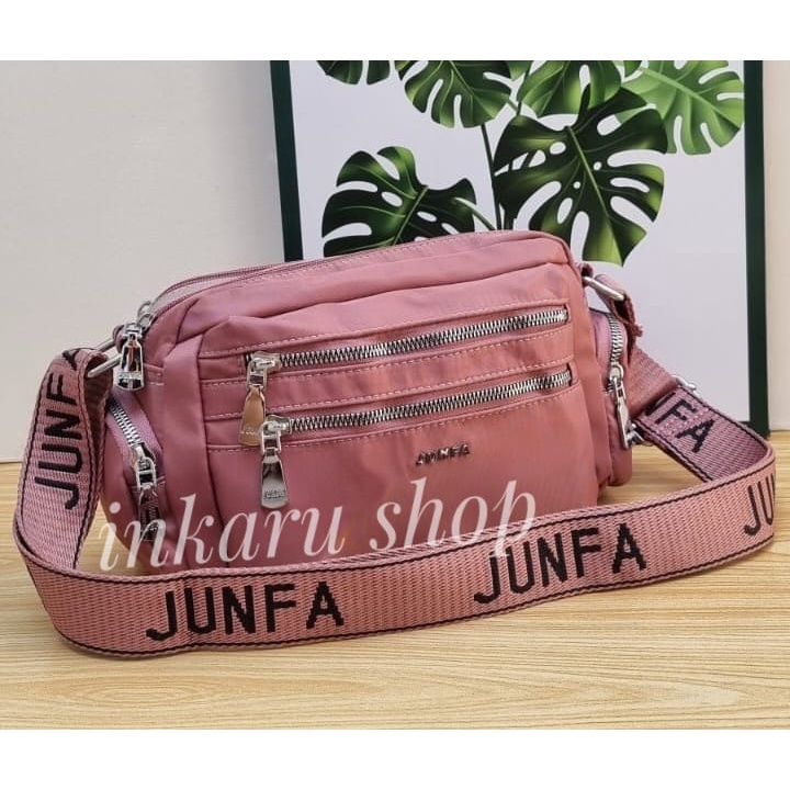TAS SELEMPANG WANITA IMPORT JUNFA 4433#