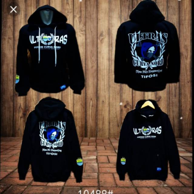 Sweater Ultras Persib Curva Nord hitam original terbaru