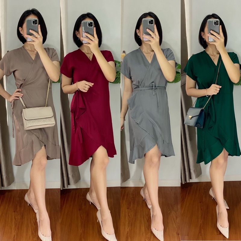 DRESS KIMONO TALI SAMPING SEXY BAHAN RAYON PREMIUM BUSUI FRIENDLY