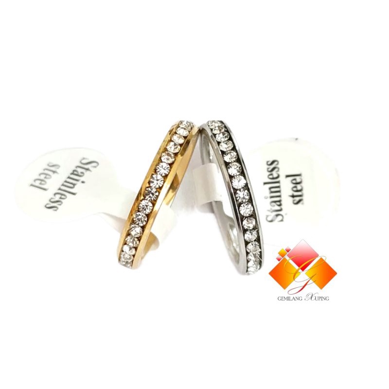 Cincin Titanium Full Mata CC556/CC557