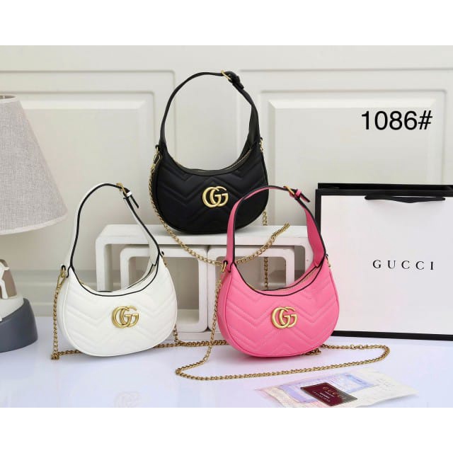 Tas Wanita Kantor Gucci KW Set Dompe Murah Import Korea Terbaru di Batam 