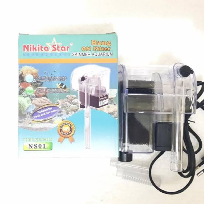 hang on filter Nikita star NS 01 hanging gantung skimmer aquarium