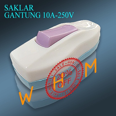 SAKLAR GANTUNG MURAH/SAKLAR ON-OFF SLIM 3 WARNA