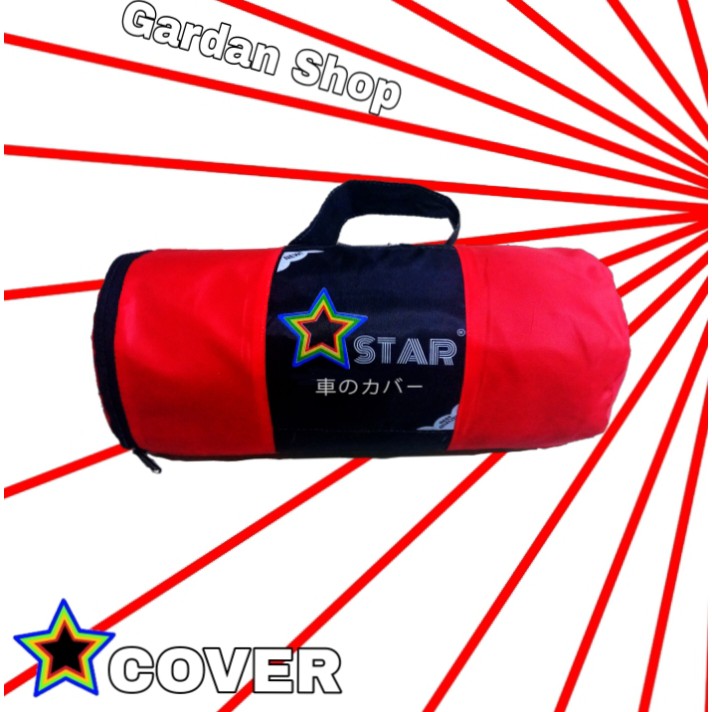 Body Cover ALL NEW TOYOTA GRAND FORTUNER List Single MERAH Sarung Mobil Penutup Fortuner PREMIUM