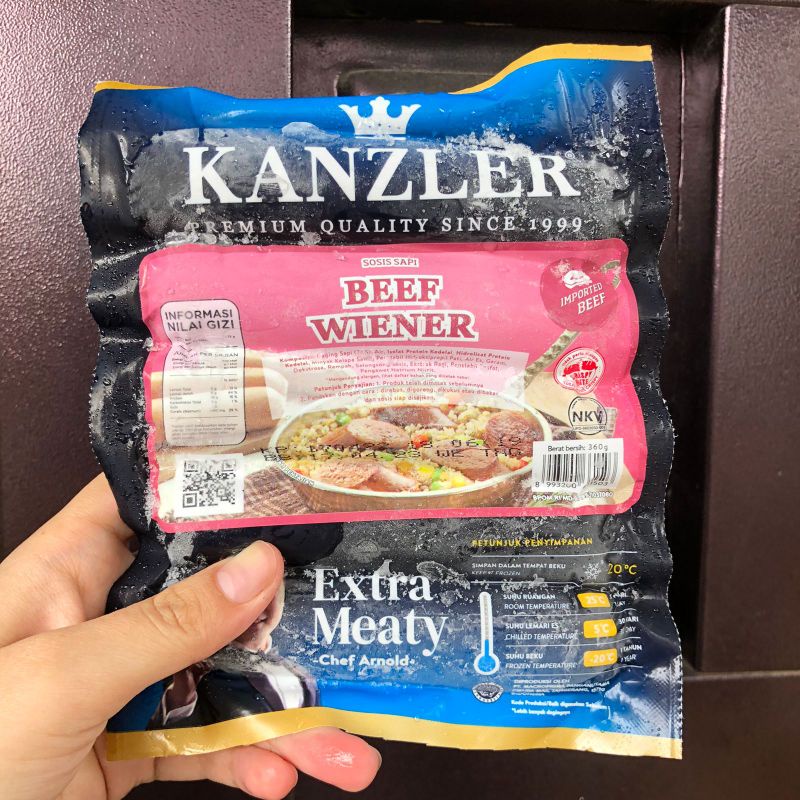 

Kanzler Sosis Beef Wiener 360gr