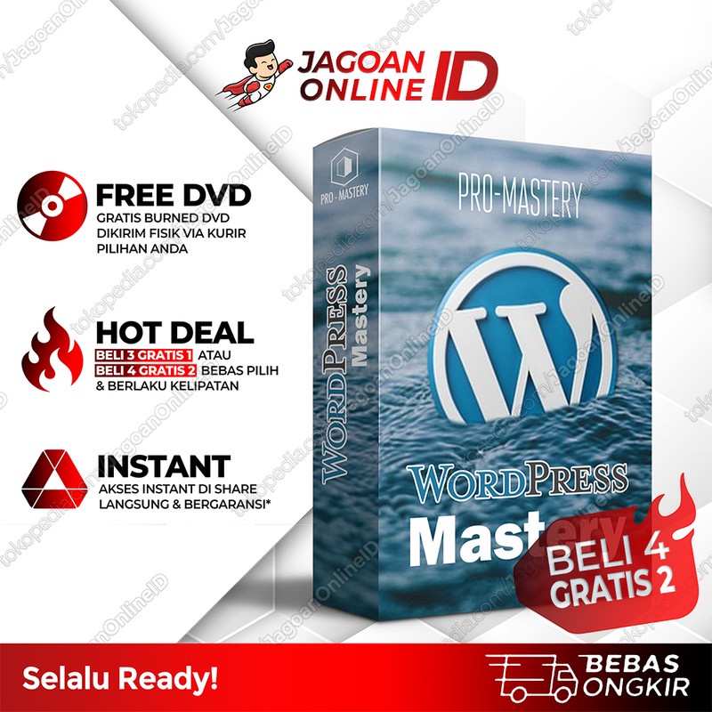 

[JGG] Ecourse WordPress Mastery - Belajar Buat Website Menggunakan WordPress