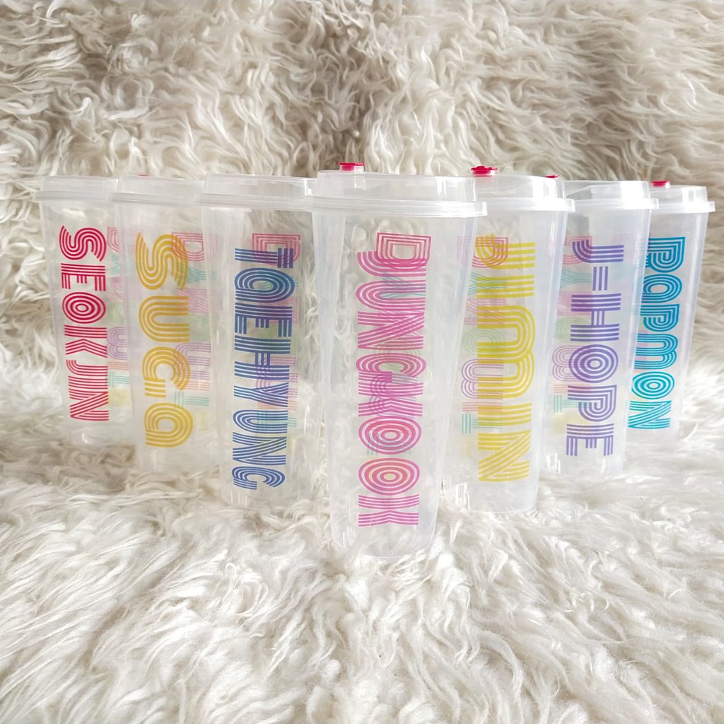 [ MHN BACA DESKRIPSI PRODUK ] Reusable Cup bts Dynamite (ready stok)