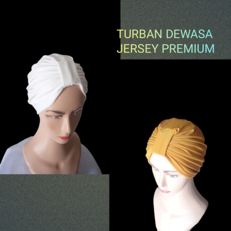 TURBAN RING DEWASA WANITA/TURBAN INSTAN JERSEY PREMIUM