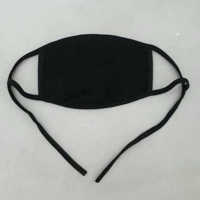 Masker Hitam kain ALA KPOP Korea IDOL K-POP Fashion Produk IMPORT dan Lokal Bisa dicuci Harga murah