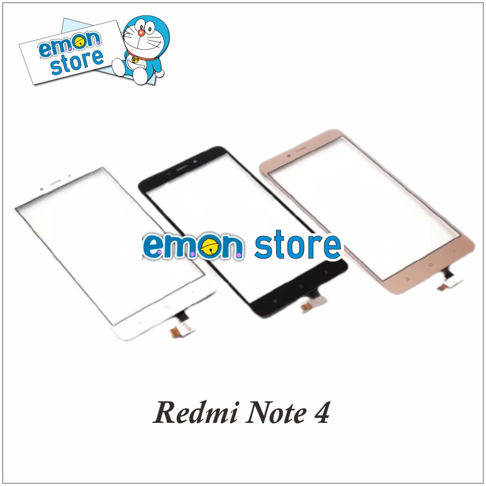 Layar Depan Kaca LCD Touchscreen TS Xiaomi Redmi Note 4 Note4
