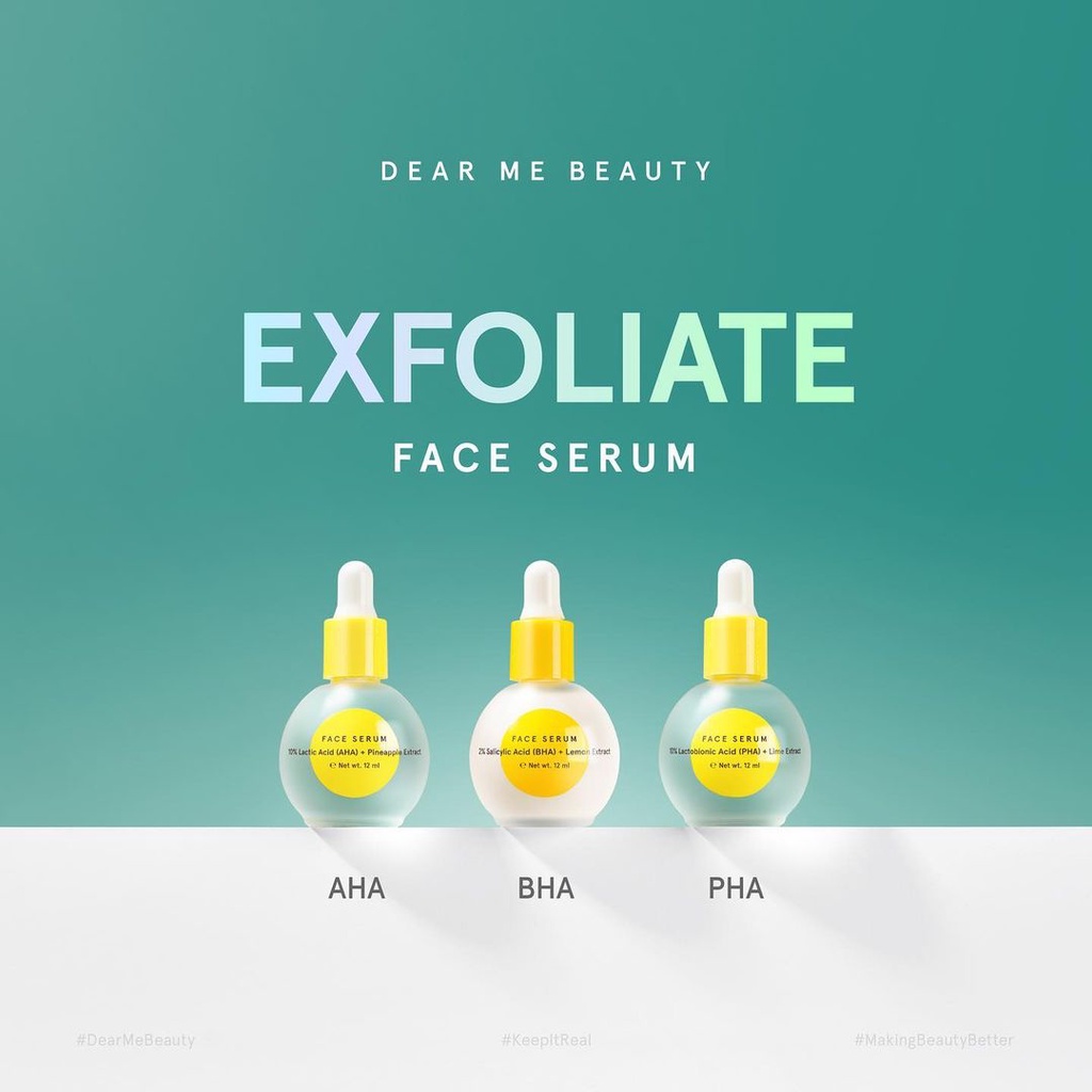 ⭐BAGUS⭐ [SALE]  DEAR ME BEAUTY FACE SERUM 12ml 32ml | Single Activator Serum Wajah Niacinamide Vit C Cica Bakuchiol Peptide Ceramide Hyaluronic Retinol