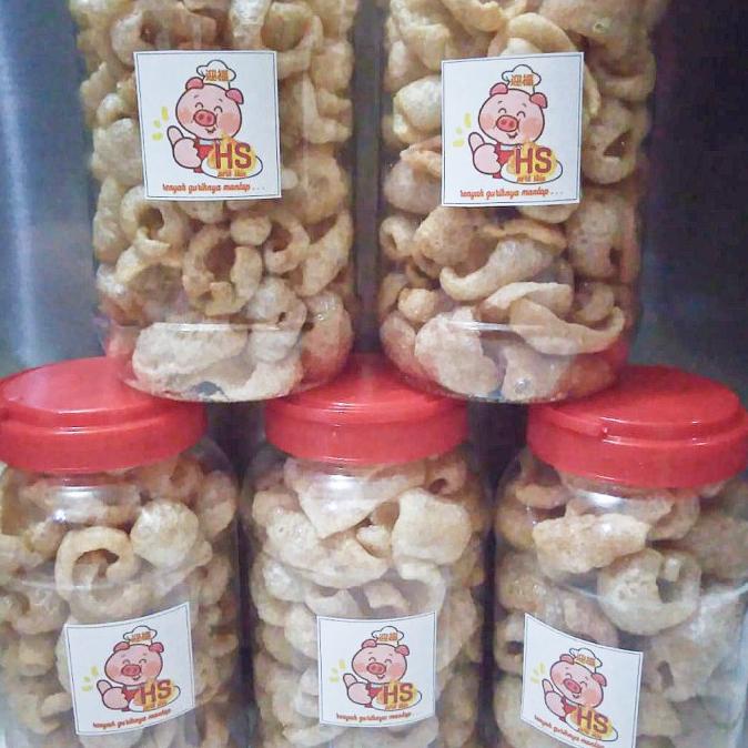 

Kerupuk Kulit Babi Toples Besar 180Gram Full