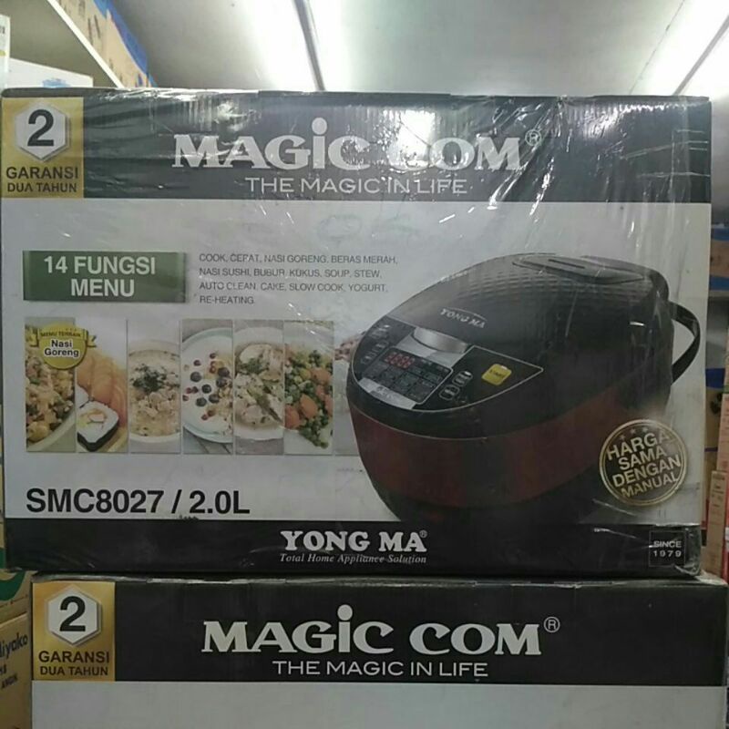 Rice cooker Magic com Yong ma digital 2 liter