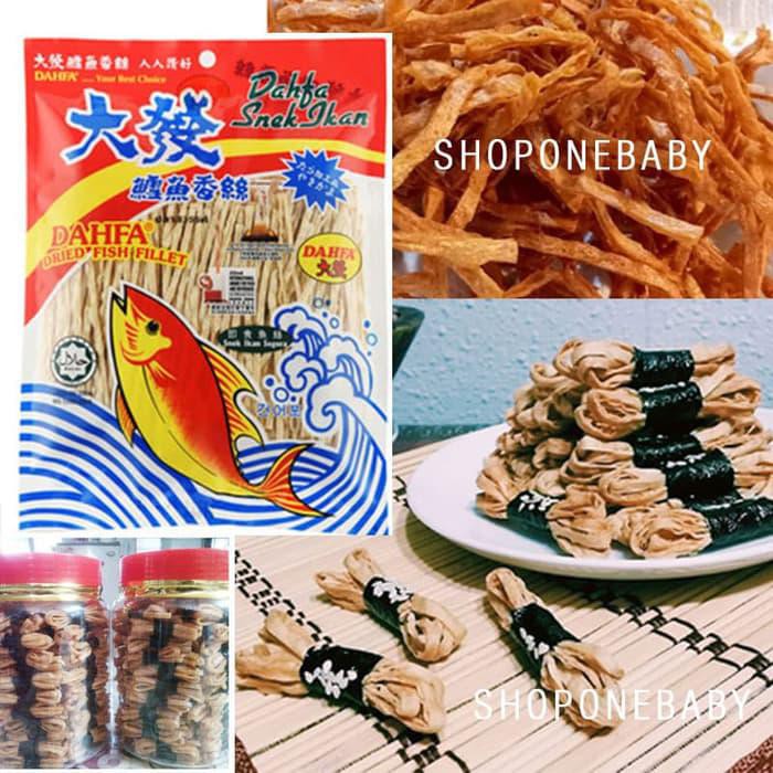 

Snek Ikan Dahfa Dried Fish Fillet 120gr Snack Camilan Dijamin Enak - 12gr