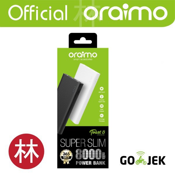 Oraimo Toast 8 OPB-P801D 8000mAh Powerbank