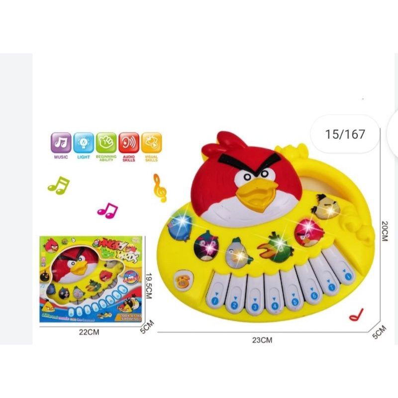 PROMO COD MAINAN ANAK PIANO ANGRY BIRD TERMURAH