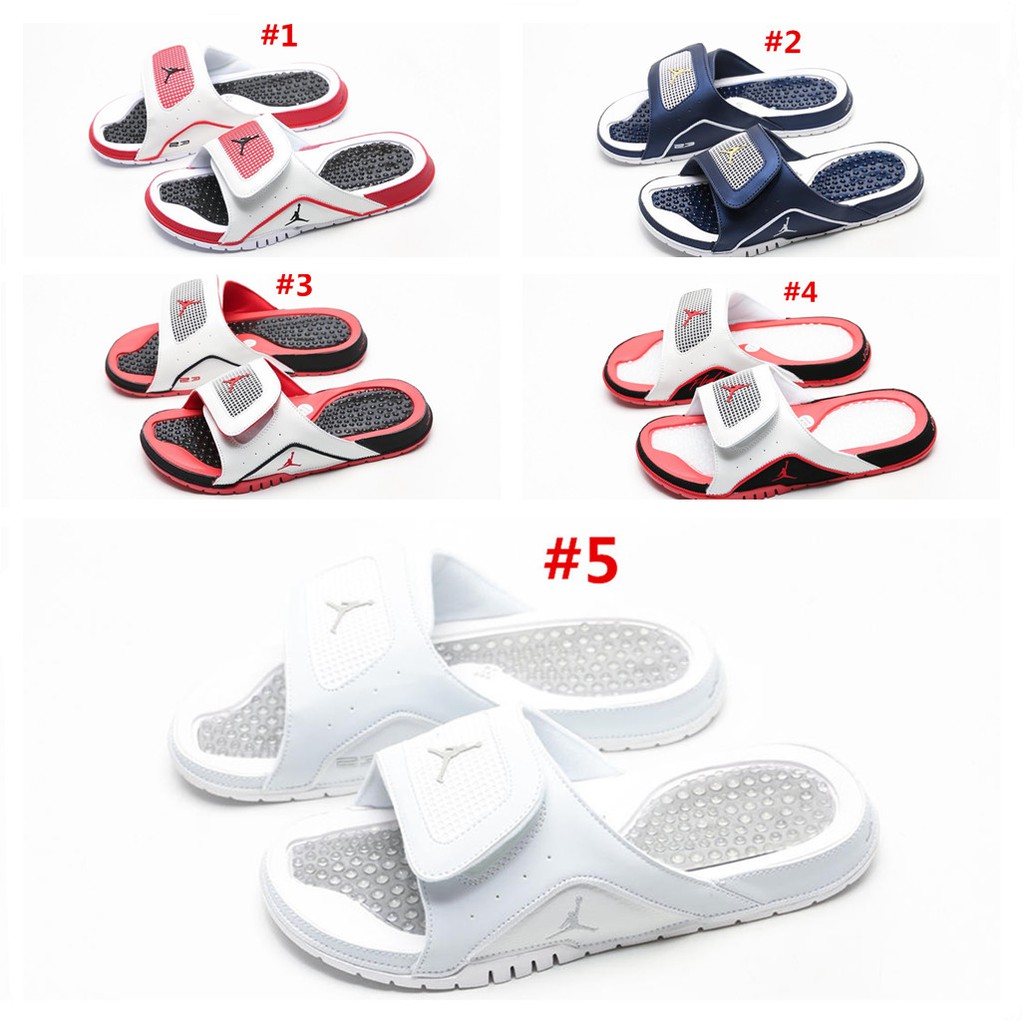  Sandal  Selop  Desain Jordan Hydro IV Retro Anti Slip Warna 