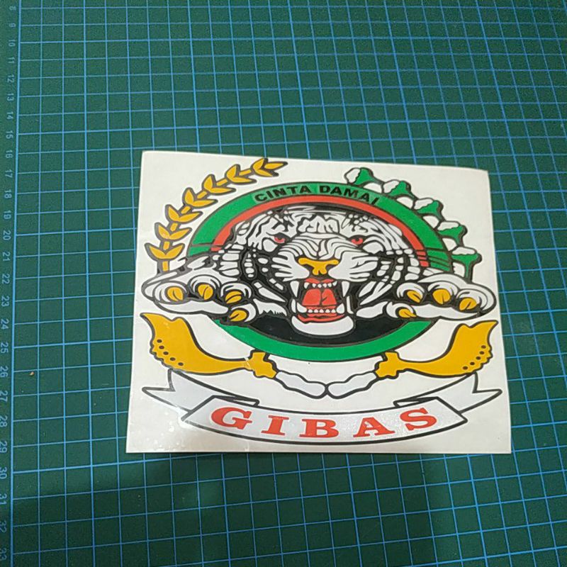 stiker logo GIBAS Cinta Damai