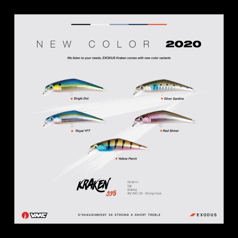 UPDATE EXODUS KRAKEN COLOR SILVER SARDINE ULTRALIGHT LURE ALAT PANCING TERUPDATE AL8