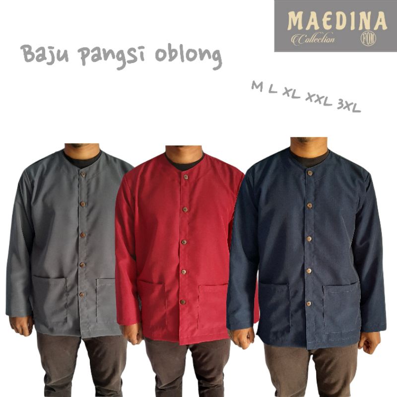 baju pangsi oblong tanpa kerah M L XL XXL 3XL
