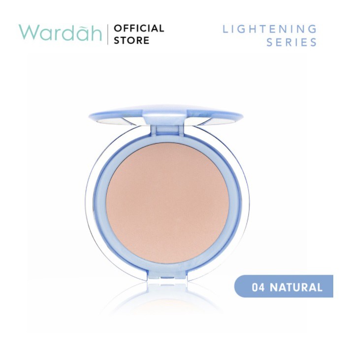 REFILL WARDAH LIGHTENING POWDER FOUNDATION LIGHT FEEL TWO WAY CAKE SPF 15 BEDAK PADAT TERLARIS